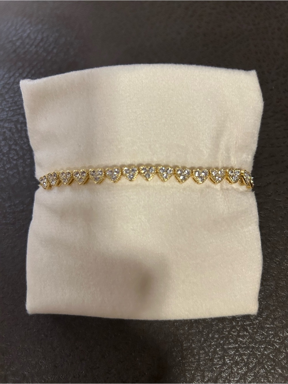 Brilliance Crystal Heart Adjustable Slider Bracelet